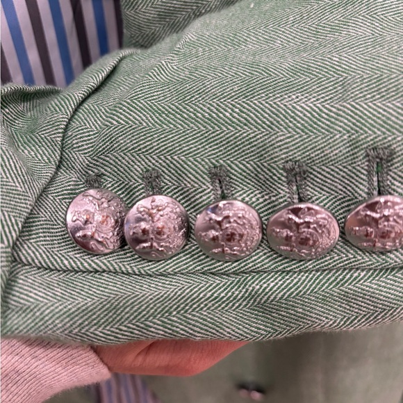 Veronica Beard Mint Double-Breasted Blazer - Picture 7 of 8